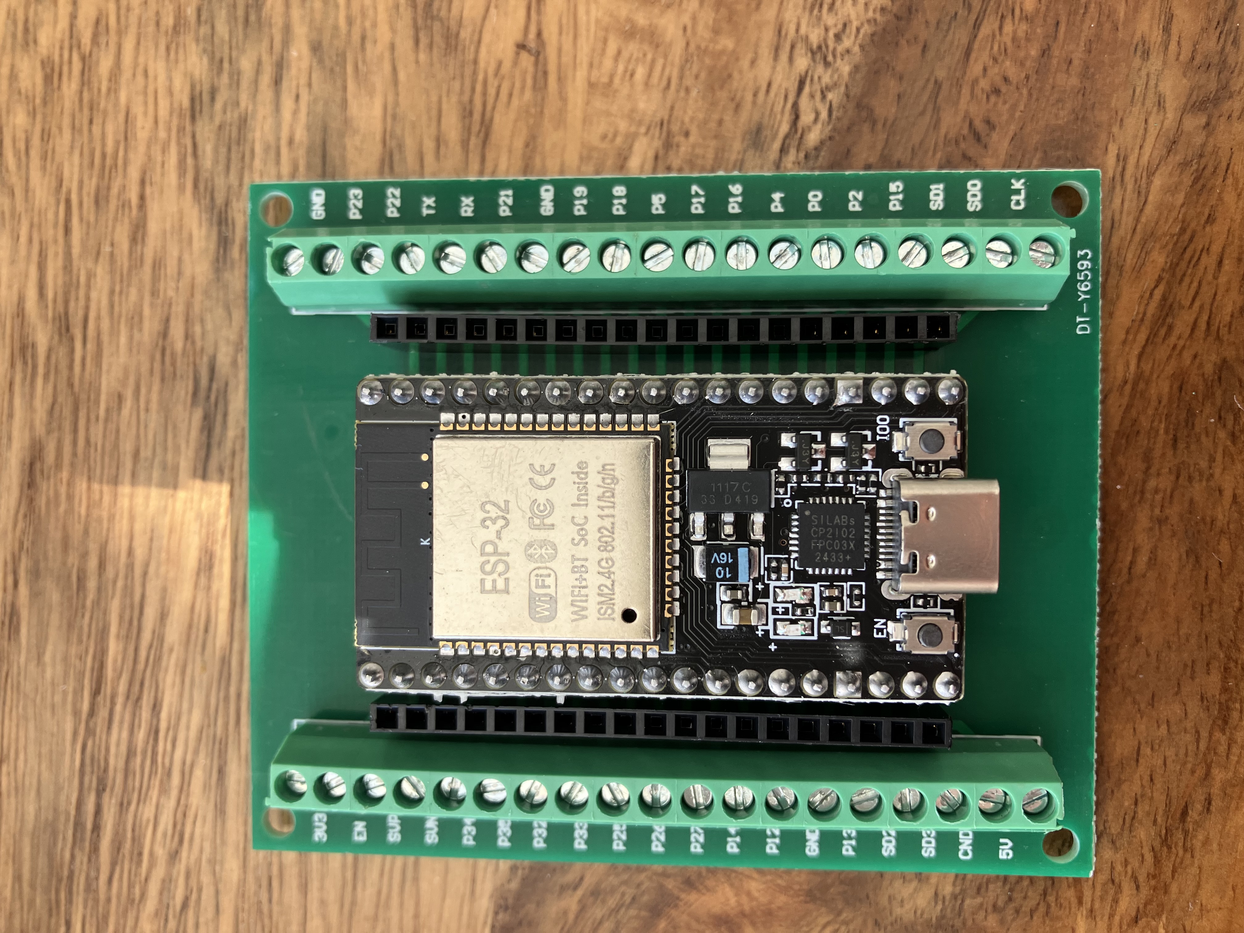 ESP32 sur expansion board