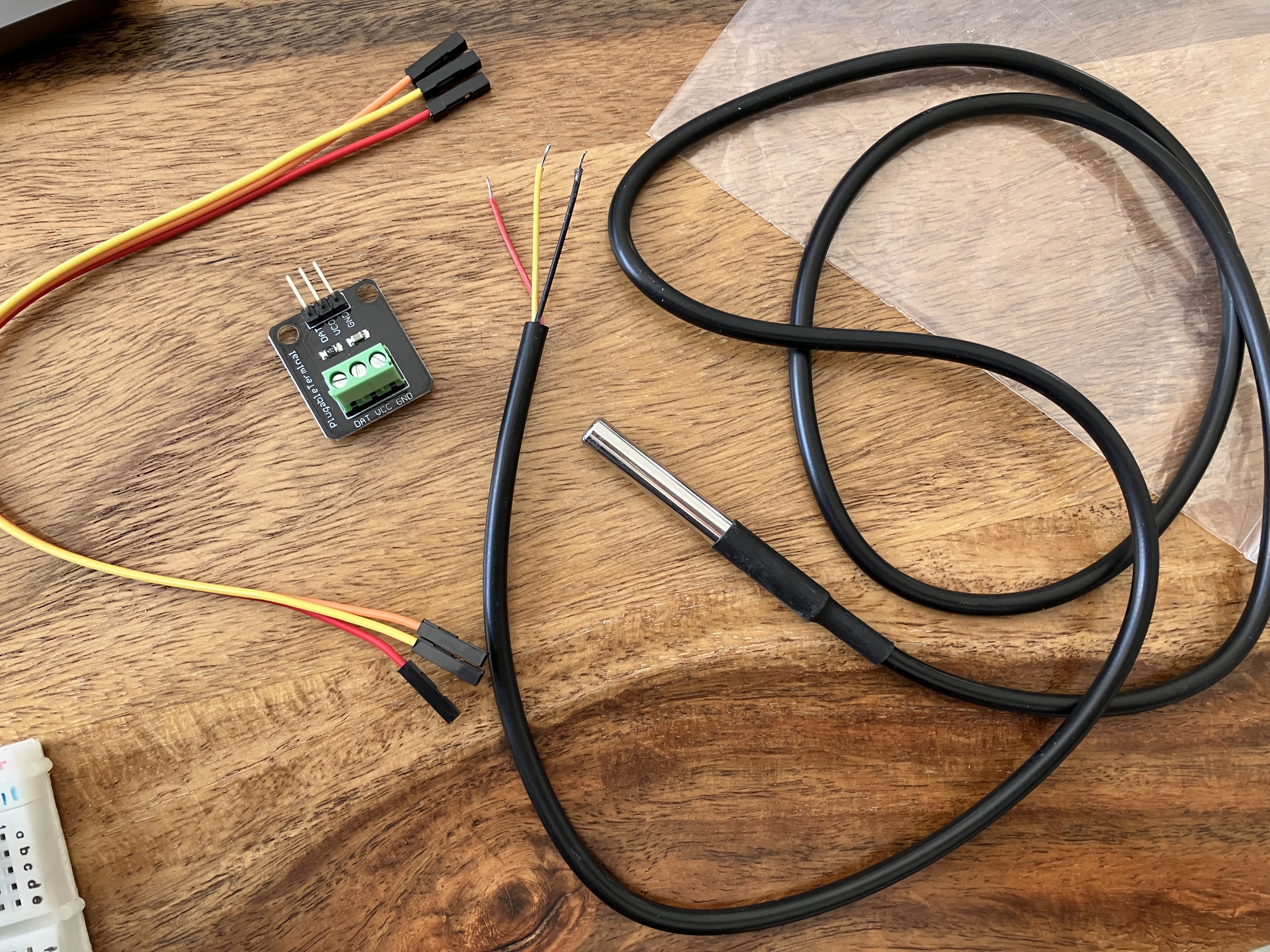 Module DS18B20 et sonde